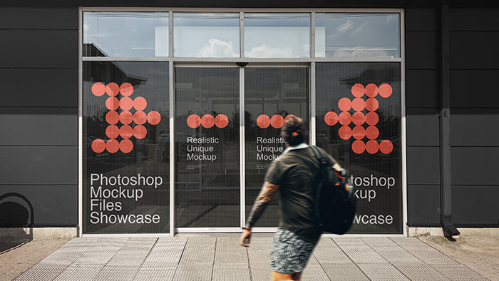 Schaufensterbeklebung